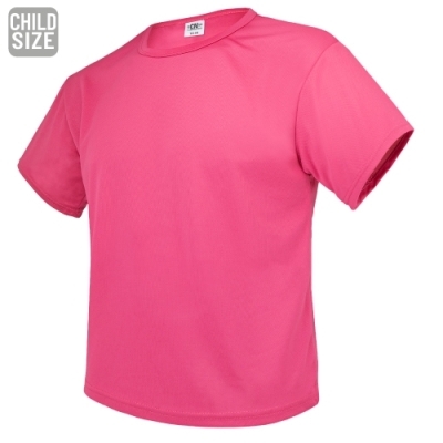 Camiseta de Poliéster en Color Fucsia